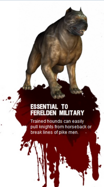 Dog blurb from Dragon Age: Origins[3]