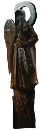 Andraste statue