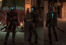 Ser Isaac's Armor Set on female Hawke