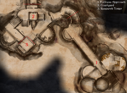 Map - outside the keep