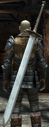 DA2 Fereldan Greatsword on Hawke w Fereldan Field Boots Armor Gloves