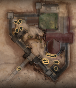 Skyhold Lower Courtyard Map