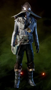 Cole in der Rüstung