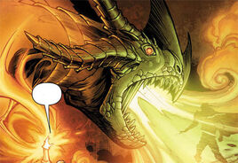 Great dragon conjured