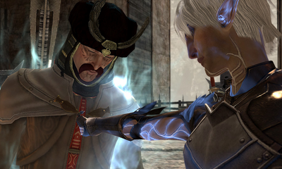 Fenris uses his special talent to interrogate Danzig.