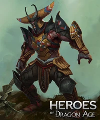 Qunari Shock Trooper HoDA.png (203 KB) A Qunari 'Shock Trooper' in Heroes of Dragon Age