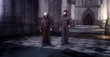 An interior view of the White Spire