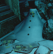 Frosty the card shark