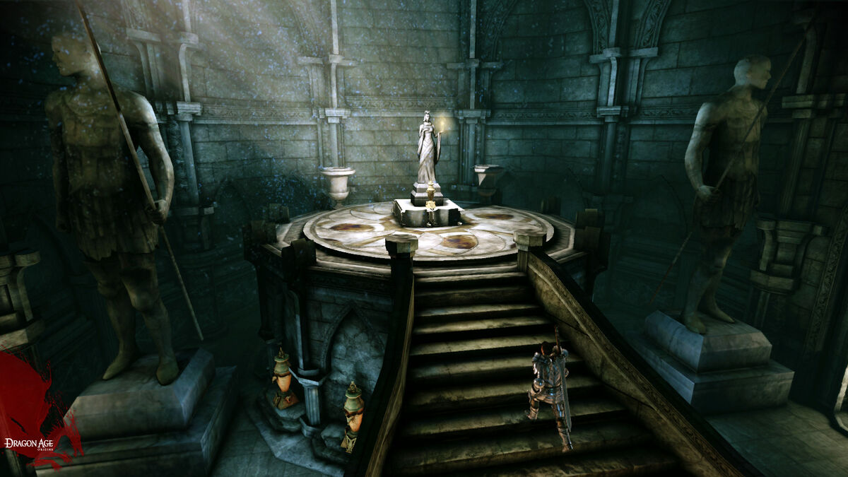 Dragon Age: Origins - Gauntlet Bridge Puzzle walkthrough (The Urn