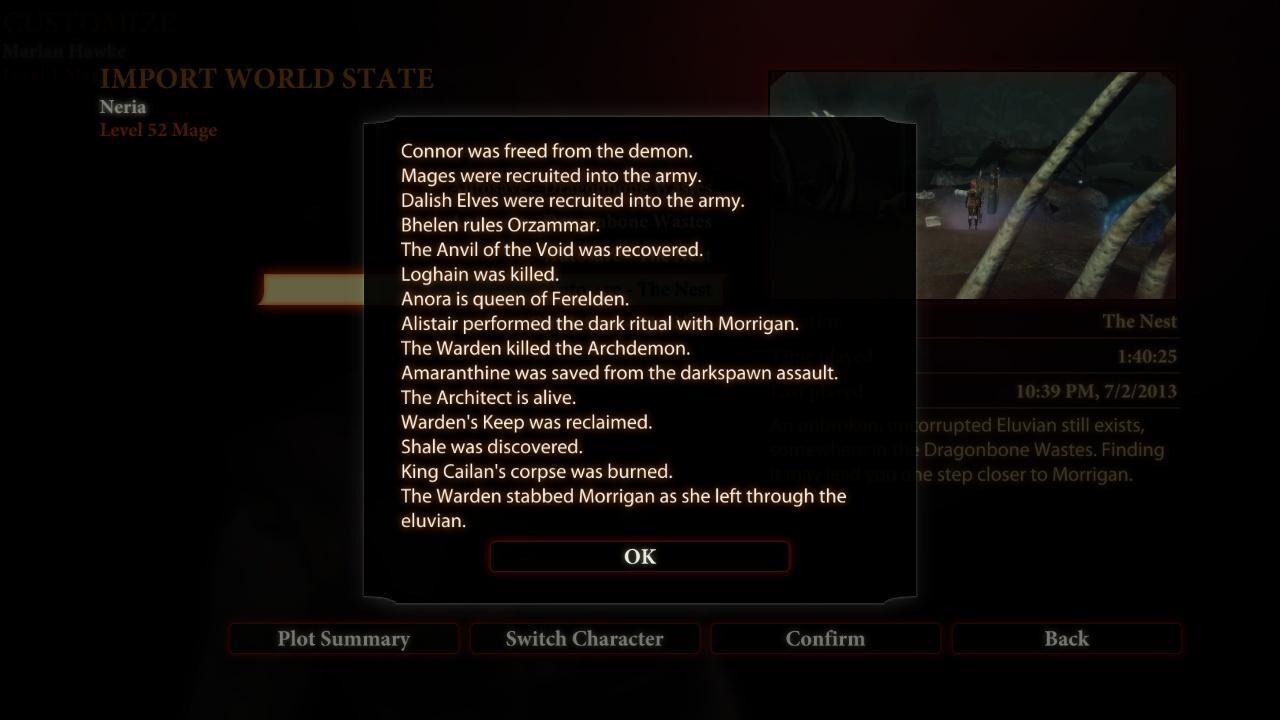 Talk:Save file transfer | Dragon Age Wiki | Fandom