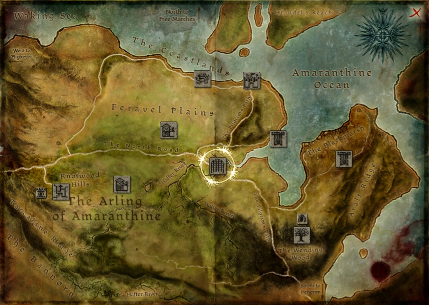 World map (Origins), Dragon Age Wiki