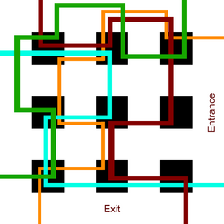 Finished beam puzzle