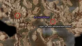 Die Risse auf der Karte