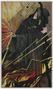 The Elementalist Tarot Card