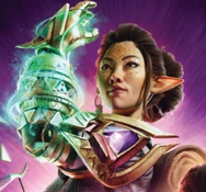 Bellara Lutara (429 kio) Bellara Lutara : Cette Mandataire du Voile est obsédée par les secrets de l'ancien Elvhenan. Bellara est concentrée, créative et romantique.