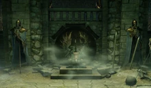 Der Innenraum der Wacht