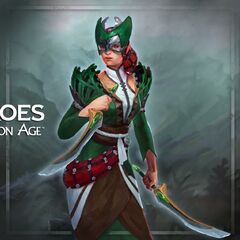 Promotional image of Briala in Heroes of Dragon Age