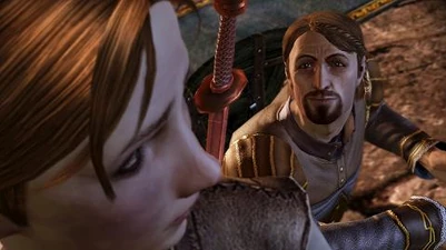 Teagan mit Connor in Dragon Age: Origins