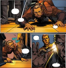 A Rogue sweeping an area for traps