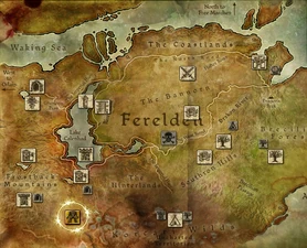 Geografische Lage von Honnleath in Ferelden