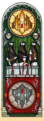 Magistrowie składający ofiarę