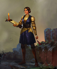 Promotional image of Josephine in Heroes of Dragon Age