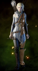 Sera in der Rüstung