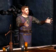 Herren bietet dem Wächter-Kommandanten seine Dienste an