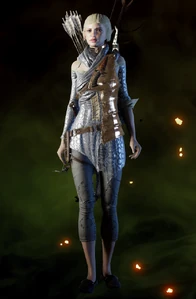 Sera in der Rüstung