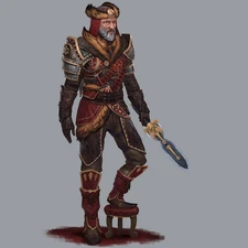 Concept-Art von Arl Eamon in Heroes of Dragon Age