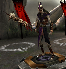 A skeleton mage (Tier IV) in Heroes of Dragon Age