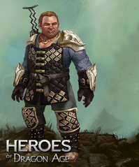 Promotional image of Artificer Varric in Heroes of Dragon Age