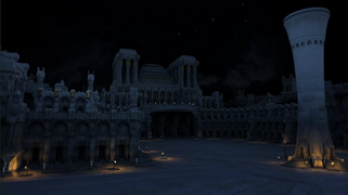 The Grand Cathedral at night