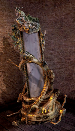 Coarse constructed Eluvian built by Merrill in Dragon Age II.