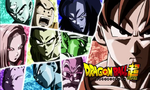 Representatives of the Seventh Universe: Tenshinhan, No. 18, Boo, Klilyn, Son Gohan, Vegeta, No. 17, Piccolo, Kame-Sennin, and Son Goku