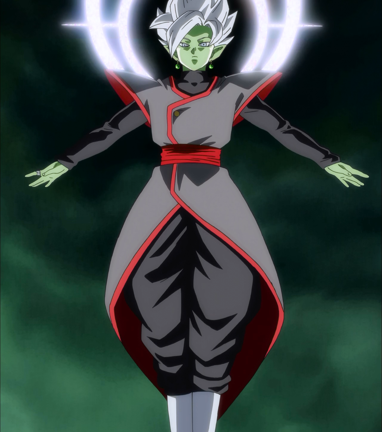 Par De Brincos Potara Fusão Zamasu Goku Black Pronta Entrega