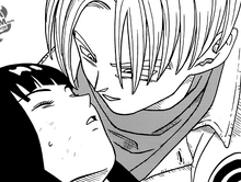 Trunks Preparing to Kiss Mai