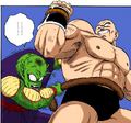 Nappa knocks Piccolo (Dragon Ball Full Color)