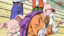 Oolong and Roshi in Yo! Son Goku and His Friends Return!!