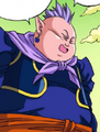 Good Buu transformed into Grand Supreme Kai wearing his Potara Earrings in the Dragon Ball Super manga
