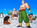 The Z Fighters train under the guidance of Kami and Mr. Popo in Attack of the Saiyans