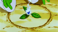 Dende burning leaves on Earth