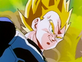 Vegeta as a Super Saiyan against Android 19