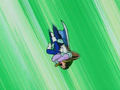 Zarbon performs the Monster Crush piledriver maneuver