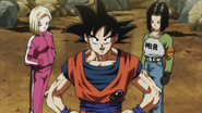 Goku with Android 17 and 18