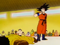 Goku easily defeats King Chappa again