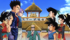 The Hero,Vegeta and Trunks vs Goku,Heroine and Goton