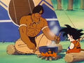 Bora prepares Goku a meal