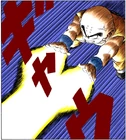 DBC215 05.png (613 KB) Krillin fires the Scattering Bullet in the manga (Full Color)