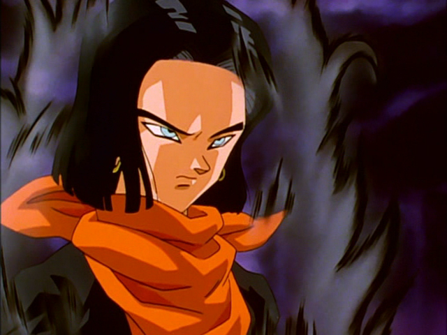 personagens de dragon ball: Andróides #17,#18 e Super Androide #17